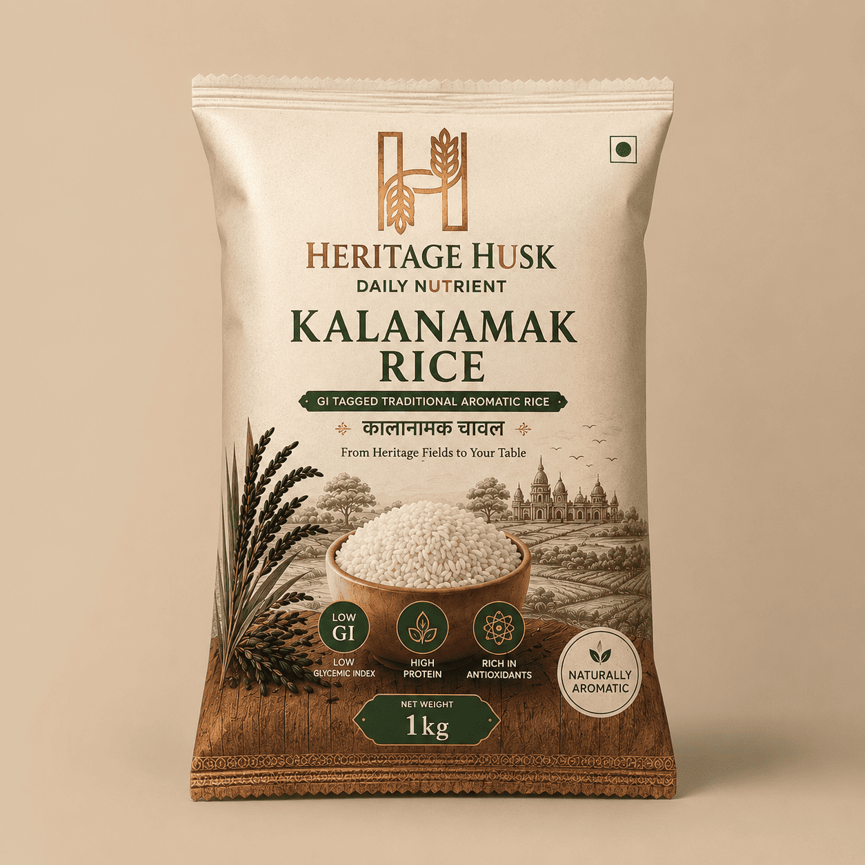 Kala Namak Rice – 1 KG | Traditional Fragrant Rice from Purvanchal