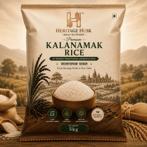 Kala Namak Rice – 5 KG | Traditional Fragrant Rice from Purvanchal