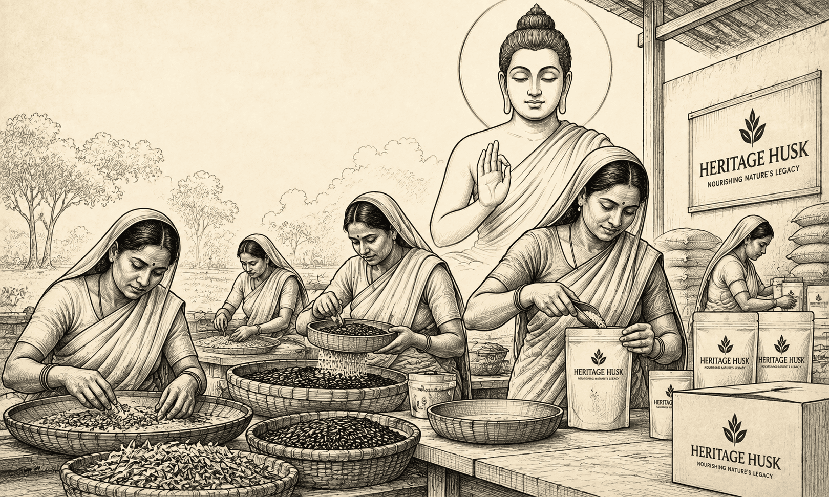 Kala Namak Extraction and Packaging