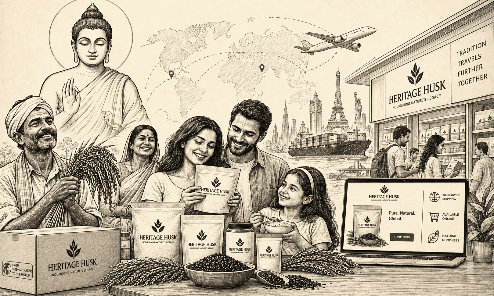 Heritage Husk Global Customers